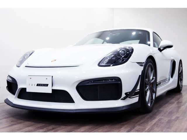 正規ディーラー車　2016年モデル　PORSCHE　ケイマンGT4　左ハンドル　ホワイト/ブラックハーフレザー