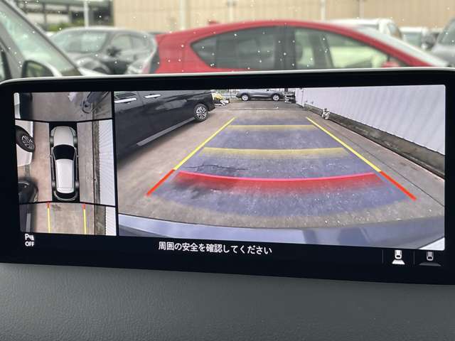 ◆マツダコネクトナビ◆フルセグTV◆360°ビューモニター【上から見下ろしたように駐車が可能です。安心して縦列駐車も可能です。】