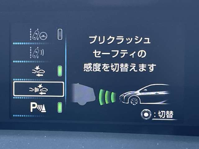 「衝突被害軽減ブレーキ(プリクラッシュセーフティ)」　前方の自動車等をカメラやレーダーなどで検知し、衝突するおそれがある場合には、警報やブレーキ力制御により衝突回避操作を補助します♪