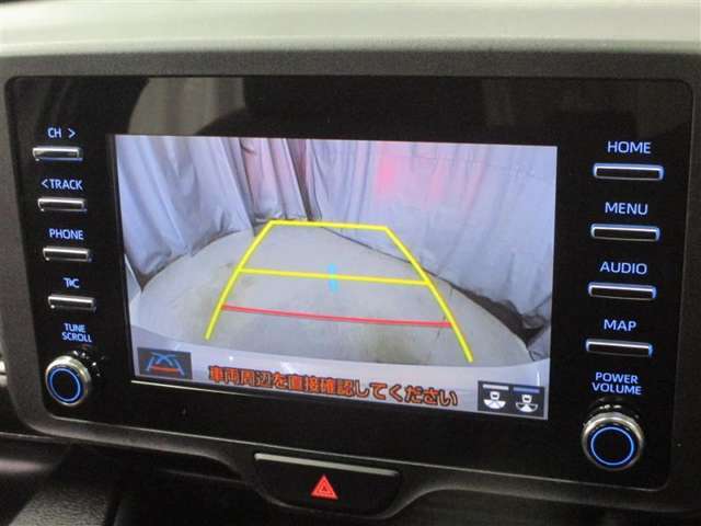 バックガイドモニターで、後方を確認しながら安心して駐車することができます。運転初心者も熟練者も必須の機能ですよ！