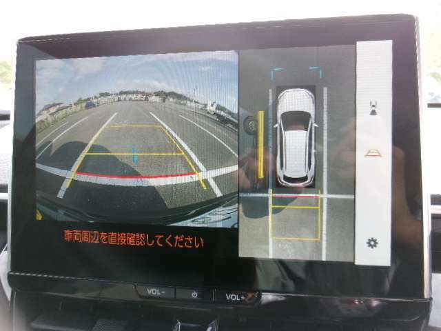 ★パノラミックビューモニター★車両を上から見たような映像をディスプレイオーディオに表示。運転席から目視だけでは見にくい車両周辺の状況をリアルタイムでしっかり確認できます！