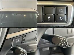 【Toyota Safety Sense】単眼カメラとレーザーレーダーを組み合わせた衝突軽減ブレーキシステムです。クルーズコントロール・レーンディパーチャーアラート・オートハイビーム搭載！