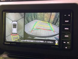 【パノラマモニター】専用のカメラにより、上から見下ろしたような視点で360度クルマの周囲を確認することができます☆死角部分も確認しやすく、狭い場所での切り返しや駐車もスムーズに行えます。