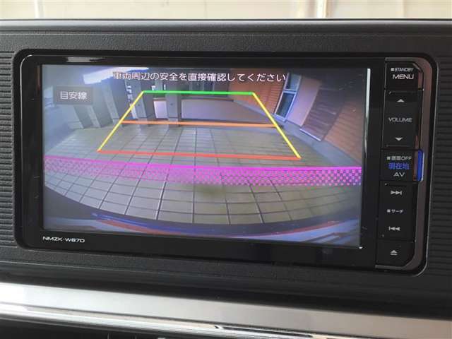 バックモニタ-も装備しております。車庫入れの苦手なお客様、もうご心配いりません。重宝してくれると思います。