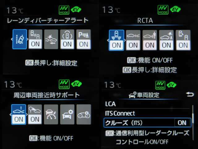 TOYOTAセーフティセンス（プリクラッシュセーフティ/レーントレーシングアシスト/ブラインドスポットモニター/フロント・リアクロストラフィック/パーキングサポートブレーキ）付で、安全装備も充実です♪