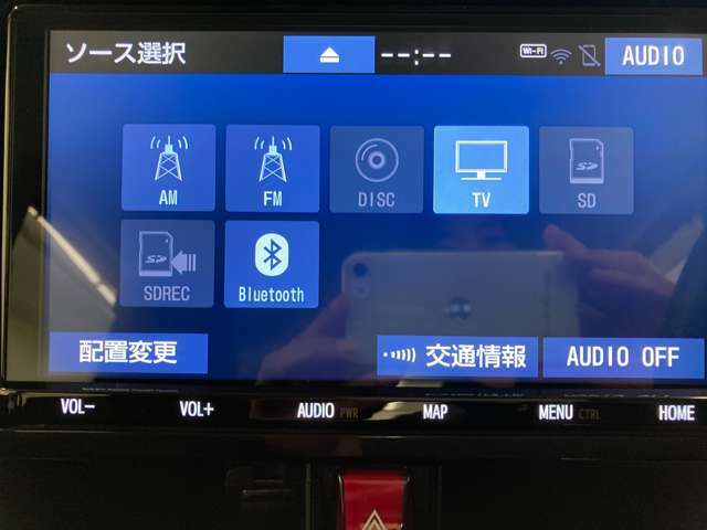 Bluetooth　フルセグTV視聴できます♪