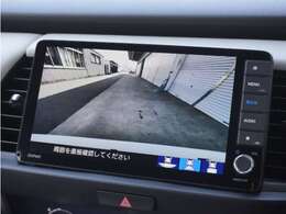 ◆バックカメラ◆リバースにするだけで映ります、後方の安全確認や、狭い駐車場での車庫入れ、雨の日や夜間など視界の悪い時に便利です！安全にバックする為には欠かせない装備です。
