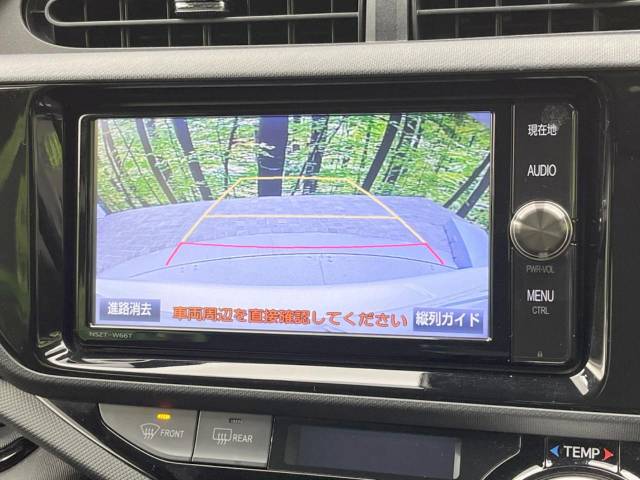 【バックカメラ】駐車時に後方がリアルタイム映像で確認できます。大型商業施設や立体駐車場での駐車時や、夜間のバック時に大活躍！運転スキルに関わらず、今や必須となった装備のひとつです！