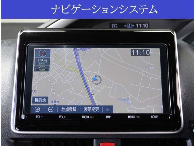 【ナビ】純正9型SDナビが付いています。CD録音やDVD再生、Bluetoothオーディオ、フルセグTVなどの音楽機能がご利用頂けます。