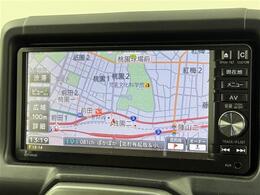 【純正ナビ】専用設計で車内の雰囲気にマッチしたナビが装備されています！利用時のマップ表示は見やすく、いつものドライブがグッと楽しくなります！