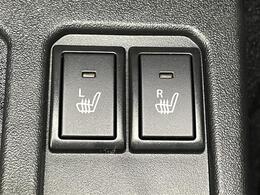 【シートヒーター】シートを温めてくれる暖房機器です！長時間座っていると負担が掛かりやすい背中や腰、または冬場などの寒い日に冷えやすい脚部に快適なぬくもりを伝えます。