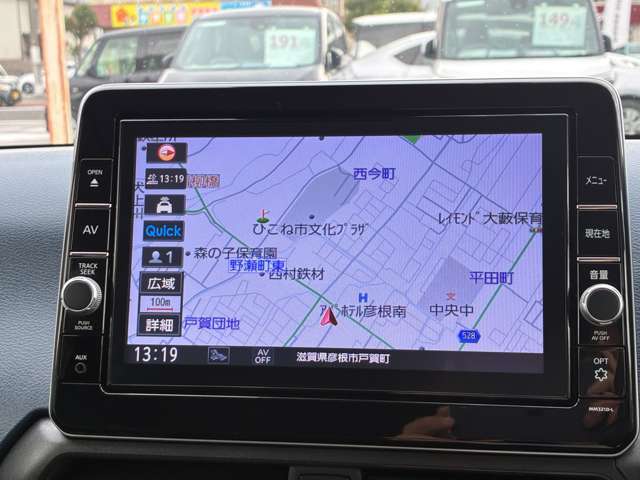 簡単操作の日産純正メモリーナビ搭載！初めての場所、知らない道も安心♪純正なので車と同じ保証対象なのも嬉しいポイントです。(MM321D-L)