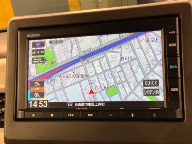 ギャザズナビ搭載です。知らない道も安心ですね！