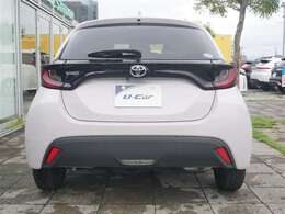 真後ろから見た状態です。