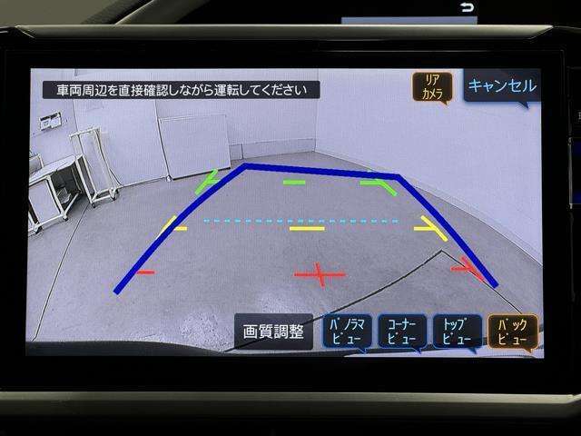 バックモニター付なので後退時に後方が見えるので安心。　車は構造上、死角がたくさんなので万が一を考えると必須ですね。　あくまで補助の為の装備、バックは目視で確認する事が重要ですよ。