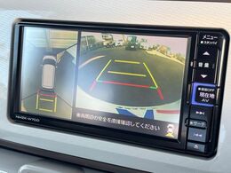 【パノラマモニター】専用のカメラにより、上から見下ろしたような視点で360度クルマの周囲を確認することができます☆死角部分も確認しやすく、狭い場所での切り返しや駐車もスムーズに行えます。