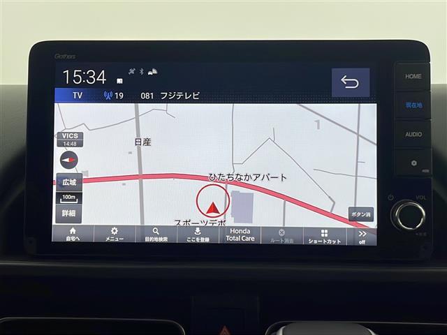 【Honda CONNECTディスプレー(ナビ機能付)】スマホを接続すれば「Apple CarPlay」または「Android Auto」から、アプリのナビや電話・音楽などが利用できます！