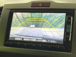 【バックカメラ】駐車時に後方がリアルタイム映像で確認できます。大型商業施設や立体駐車場での駐車時や、夜間のバック時に大活躍！運転スキルに関わらず、今や必須となった装備のひとつです！