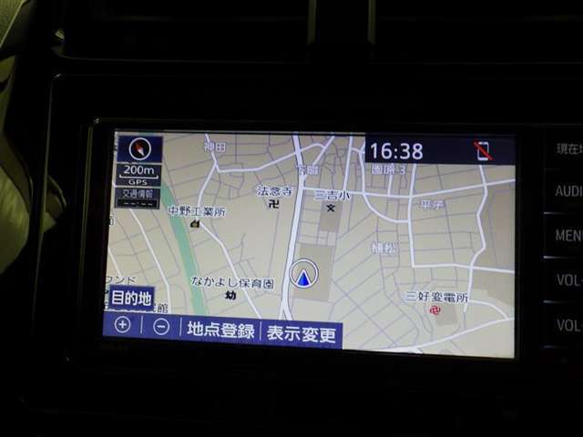 ナビ装着車で知らない道もラクラク！