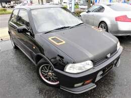 ★H6年式/ダイハツ/シャレード　デ・トマソ　/ブラックメタリック色/5MT/E-G201S/社外品【アルミホイール、マフラー】/滅多にお目にかかれない車両入庫！お気軽にお問合せ下さい！