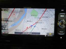 ナビ付きですので、初めての場所でも安心です