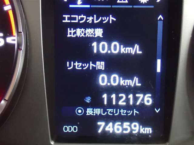 メーター内インフォメーション