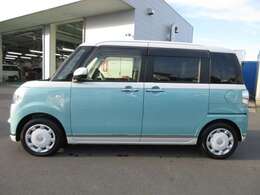 左側面より撮影☆無料保証付き販売車です！ ☆全国どこへでも！ 陸送可能(有料)ですので、県外の方も是非ご相談ください！