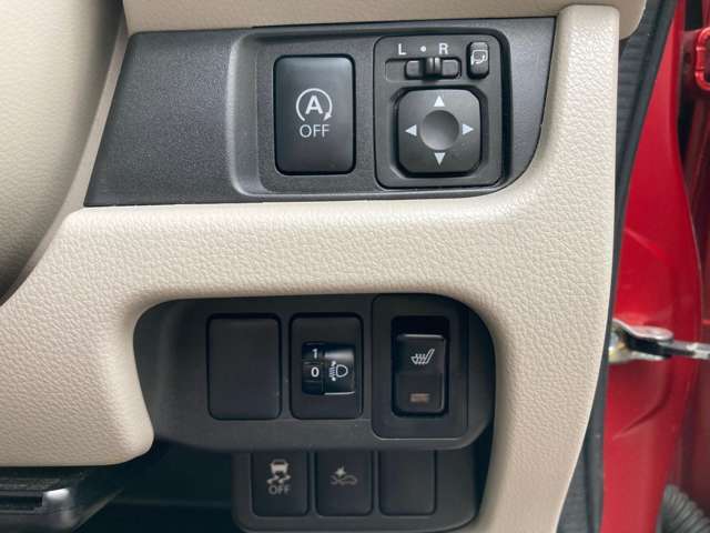 シートヒーター装備！寒い時期に大活躍してくれます。