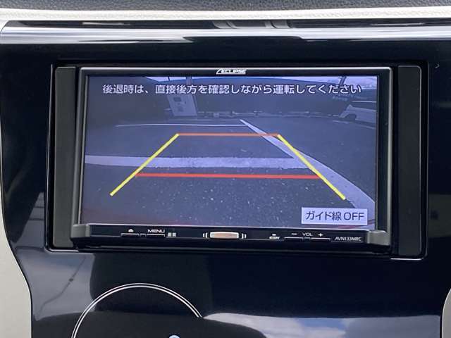 バックカメラ☆後方視界もしっかりと見えるので駐車が苦手な方も安心です。