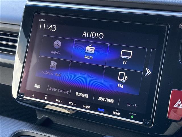 【カーナビゲーション】各種オーディオメディアも充実しているので運転の際も楽しくドライブができますね。