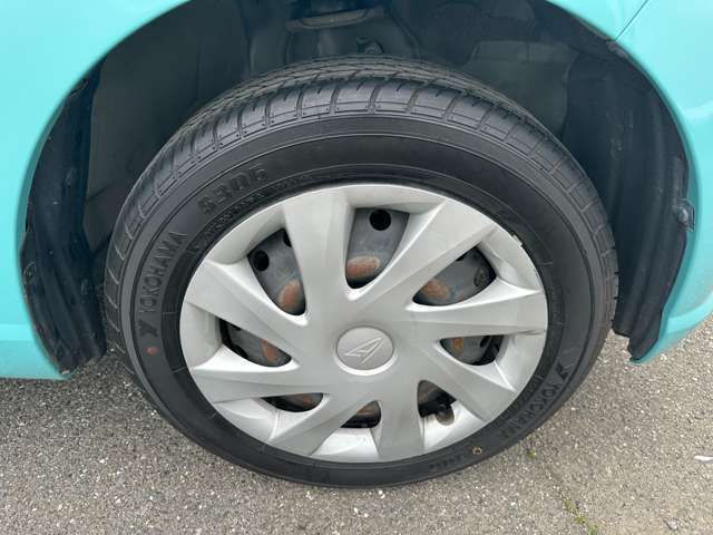 山が十分残っていますので、交換せずそのままお乗り頂けます。