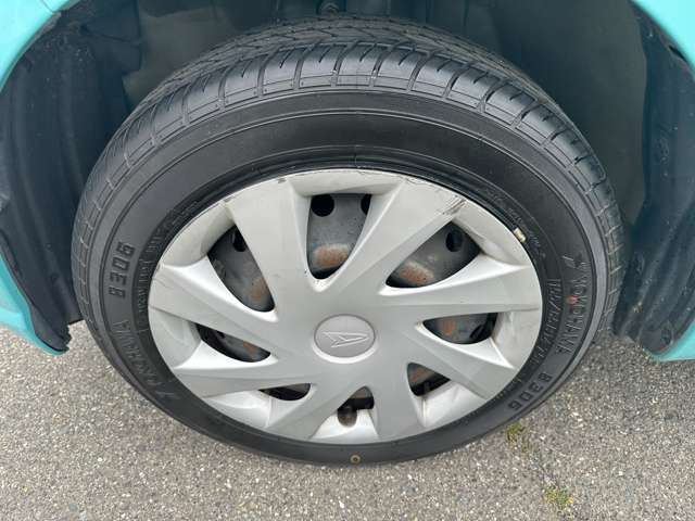 山が十分残っていますので、交換せずそのままお乗り頂けます。