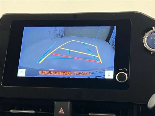 バックモニターは後退時の安全確認に役立ちます！