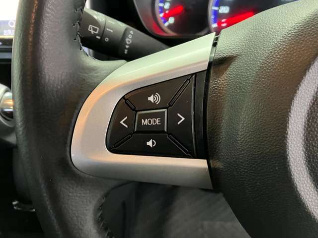 運転中、オーディオの操作をしてて、ハッとしたことはありませんか？ステアリングスイッチは、運転中でもハンドルでオーディオの操作が可能です。安全なドライブをサポートします。