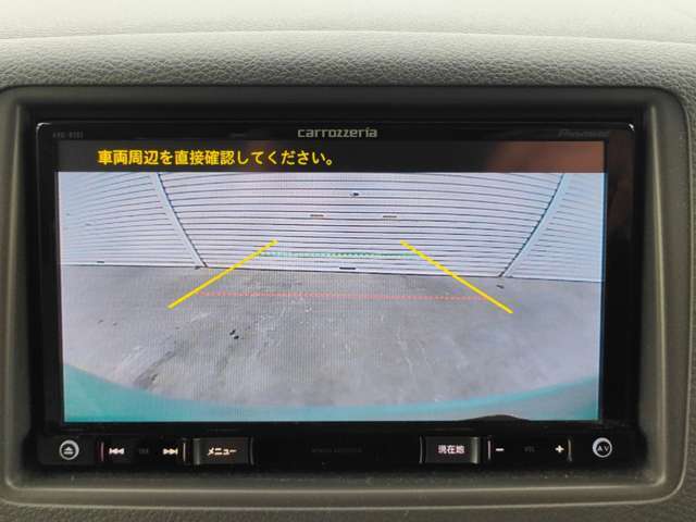 バックカメラ装備！駐車時の後方確認もバッチリです！