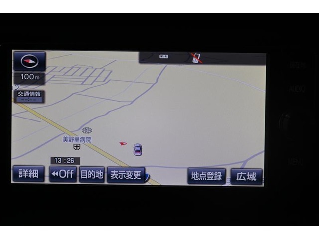 純正SDナビゲーション（NSZT-W66T）　初めて行く場所も道に迷うことなく安心です。