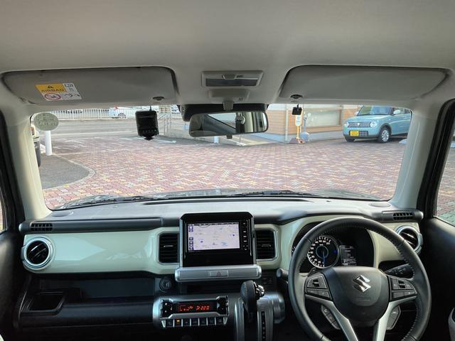 見晴らしの良い運転席です