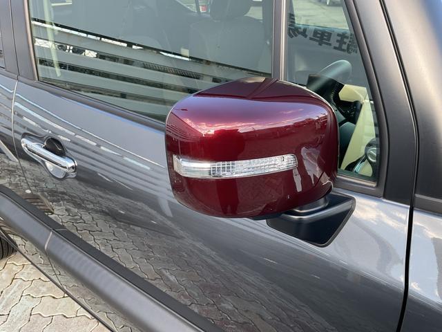 右左折時に被視認性がアップするウィンカーミラーです