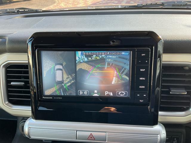 車庫入れが苦手な方も安心の全方位モニター装備しています