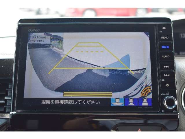 障害物センサーモニターで確認