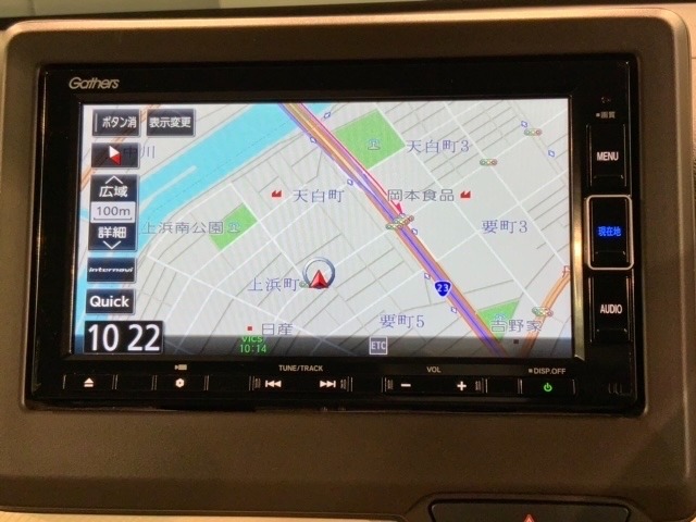 ギャザズナビ搭載です。知らない道も安心ですね！
