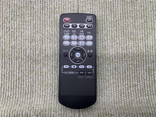 後席モニターリモコン