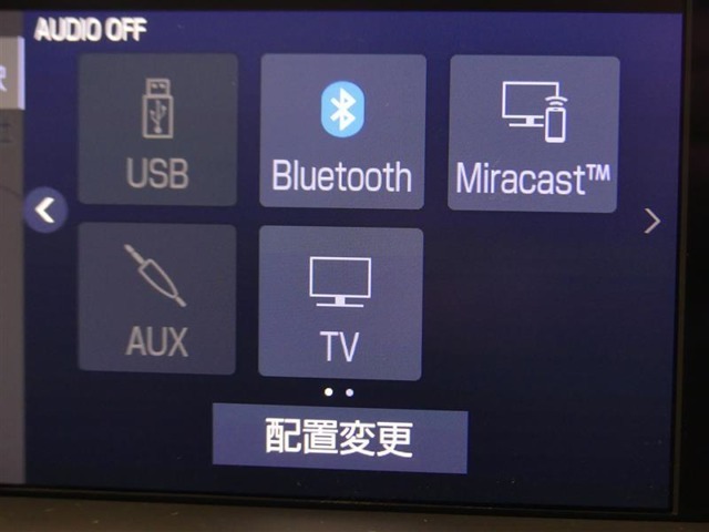 【フルセグTV/Bluetooth】地上デジタル（フルセグ）対応TV付きです。　/　Bluetooth付きなので、スマートフォン等のBluetooth機器と接続できます。