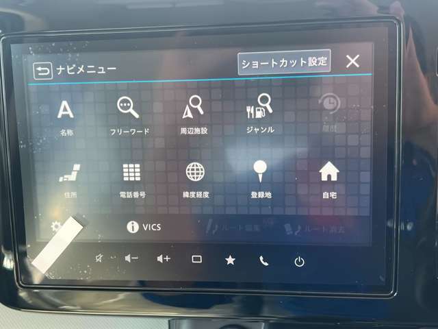 カーナビ付き！スマートフォンで地図アプリがあるとはいえ、ナビはとっさの時に便利ですよね♪