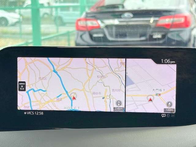 純正マツダコネクトナビ付き！AppleCarPlay/AndroidAUTO対応、Bluetoothオーディオ、DVD再生、フルセグTV、バックモニターと装備が充実しております！