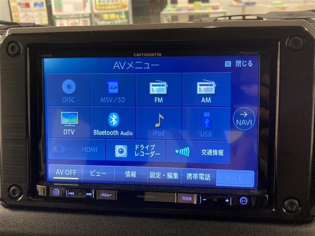 【ナビ】CD・DVD・Bluetooth・付　音楽もお楽しみいただけます♪