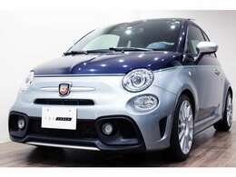 新車並行車　ABARTH　695リヴァーレ　左ハンドル　ビコローレブルー・グリジオリーヴァ/ブルーレザー