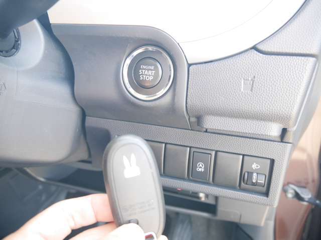 ラパンマークのスマートキーも良いですね。