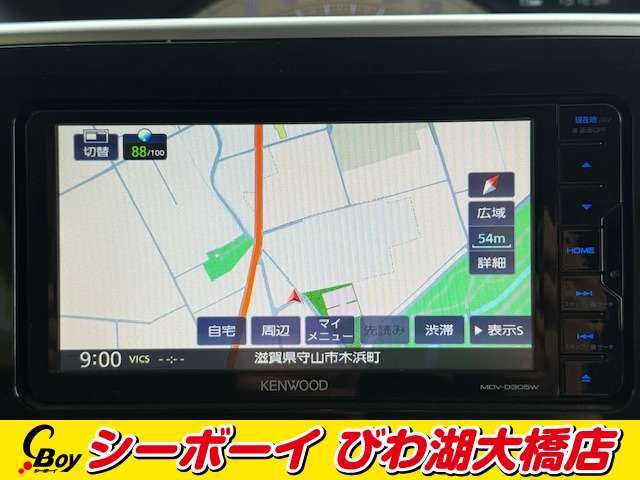 【純正SDナビ】この時代必需品のナビゲーションもちろん付いてます♪フルセグTV視聴にDVD再生・ブルートゥース接続での音楽再生も可能です。