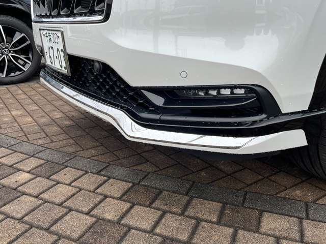 フロントロアースカート(クロームメッキガーニッシュ付き)。高級感のあふれる仕上がりとなっております！！